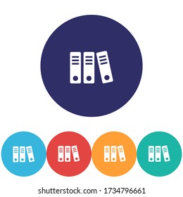 Book vector icon , lorem ipsum Flat design