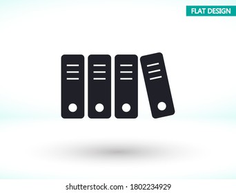 Buchvektorsymbol, lorem ipsum Flaches Design