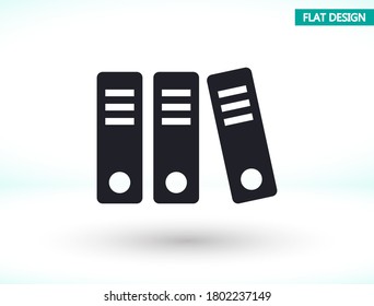 Book vector icon , lorem ipsum Flat design