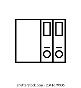 Book vector icon. notebook illustration sign. documents symbol or logo.