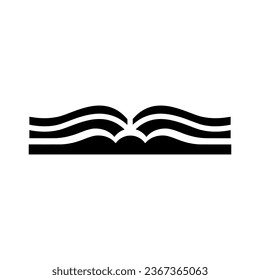 Icono del vector del libro. signo de ilustración de bloc de notas. símbolo o logotipo de documentos.