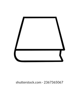 Book vector icon. notebook illustration sign. documents symbol or logo.