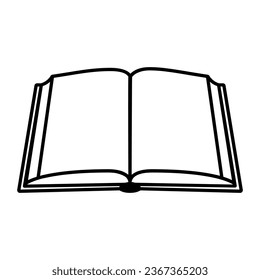 Icono del vector del libro. signo de ilustración de bloc de notas. símbolo o logotipo de documentos.