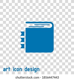icono del vector del libro en un fondo abstracto