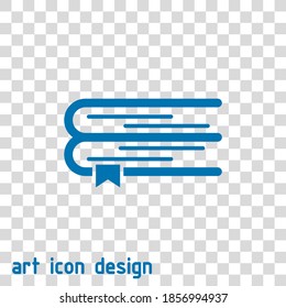book vector icon on an abstract background