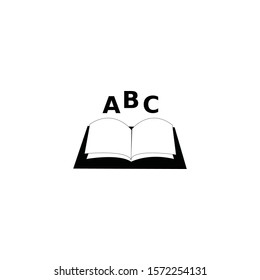 Book vector icon on a white background