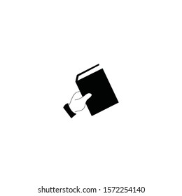 Book vector icon on a white background