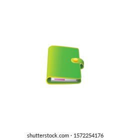 Book vector icon on a white background