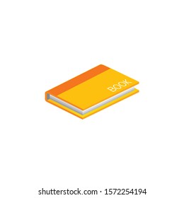 Book vector icon on a white background