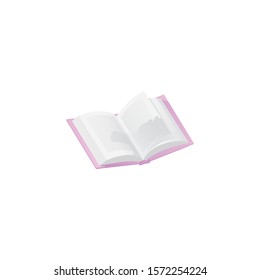 Book vector icon on a white background