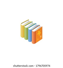 Book vector icon on a white background