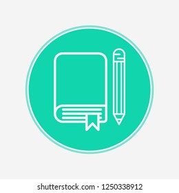 Book vector icon sign symbol