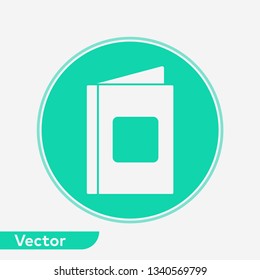 Book vector icon sign symbol