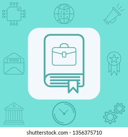 Book vector icon sign symbol