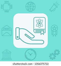Book vector icon sign symbol