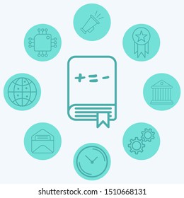 Book vector icon sign symbol