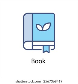 Book Vector icon stock illustration