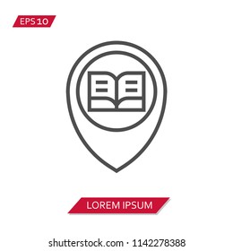 book vector icon symbol