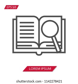book vector icon symbol
