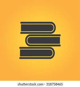Book vector icon for web and mobile