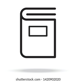 book vector icon for website and other