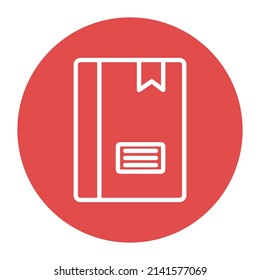 Book Vector icon which is suitable for commercial work and easily modify or edit it

