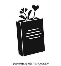 Book vector icon.Black vector icon isolated on white background book .