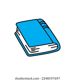 Buch, Vektorgrafik. Cartoon-Buch. Bücher handzeichnen einzeln.