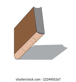book vector illustration design image with shadows