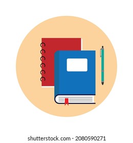 Book Vector illustration. Fit for education symbol, library,children's book,etc.