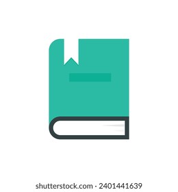 Book vector illustration, book flat icon
