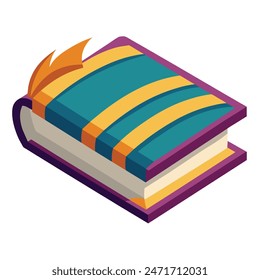 Book Vector Illustration Icon high quality