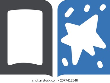 book vector illustration isolated on a transparent background . glyph vector icons for concept or web graphics.