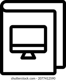 Buch, Vektorgrafik einzeln auf transparentem Hintergrund . Farbvektorsymbole für Konzepte oder Web-Grafiken.