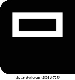 ilustración vectorial de libro aislada en un fondo transparente. iconos vectoriales de glifo para el concepto o gráficos web.