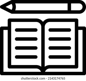 book vector illustration isolated on a transparent background . color vector icons for concept or web graphics.