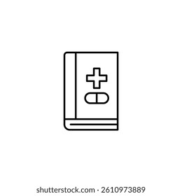 Book vector illustration line icon icons design