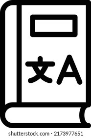 book Vector illustration on a transparent background. Premium quality symmbols. Thin line vector icons for concept and graphic design. 
