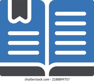 ilustración de vectores de libro en un fondo transparente. Símbolos de calidad premium. Icono vector glifos para concepto y diseño gráfico.