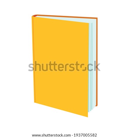 book, vector illustration, white background