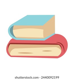 Book vector images, stack of books icon design