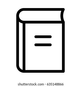 Book Vector Line Icon