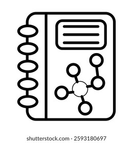 Book Vector Line Icon Design
