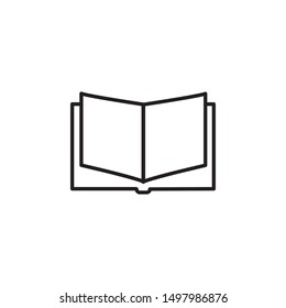 book vector line icon. book illustration. EPS 10