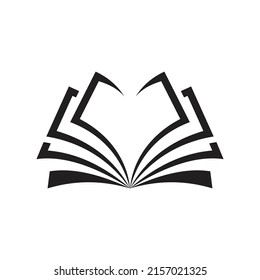 Book Vector Logo Design Template