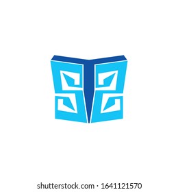 book vector logo to education