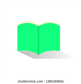 book vector logo of education and university for intelligent library and school