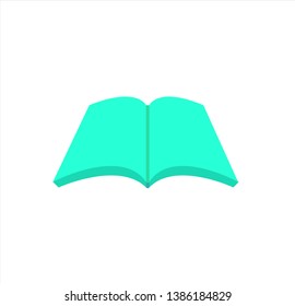 book vector logo of education and university for intelligent library and school