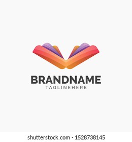 Book Vector Logo. eps 10