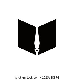 Book vector logo. Book Icon.